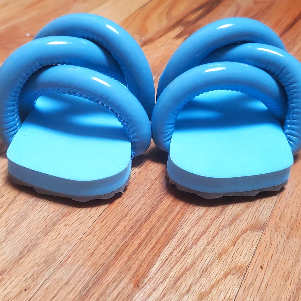 YUME YUME Blue Slide Sandals - Picture 2 of 2